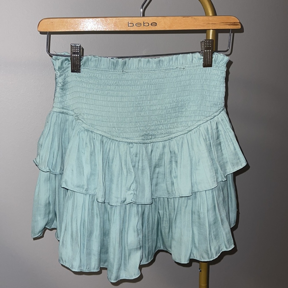 Seafoam Green Ruffle Skirt✌🏻